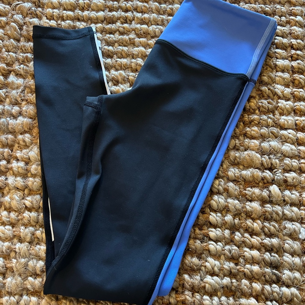 Kids Black and Blue Leggings